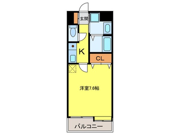 フォステリア大橋の物件間取画像